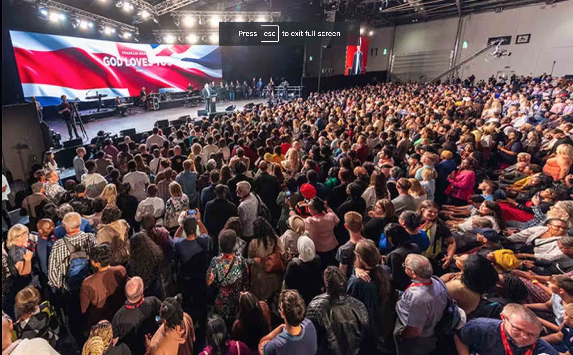 More Than 10,000 Flock to God Loves You Tour in London