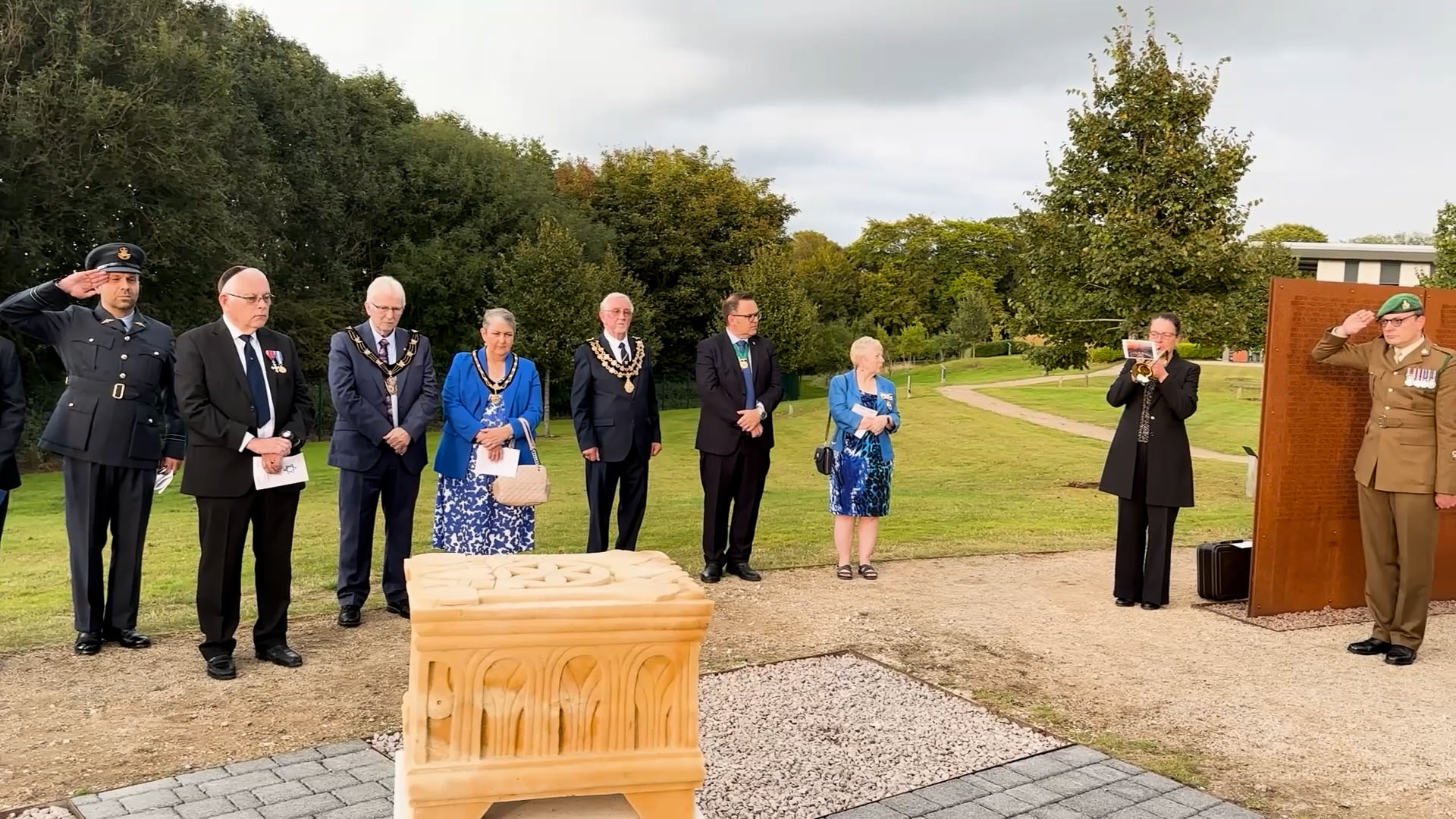 Dedication of Lincoln Jewish Memorial Stone to Remember and Reconcile