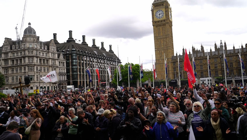 Major Parliament Square Outreach is Part of UK Pentecost Campaign