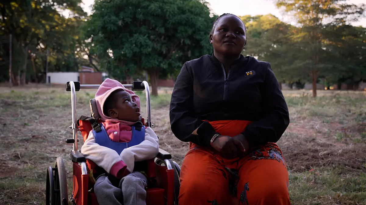 Giving Purity Her First Wheelchair