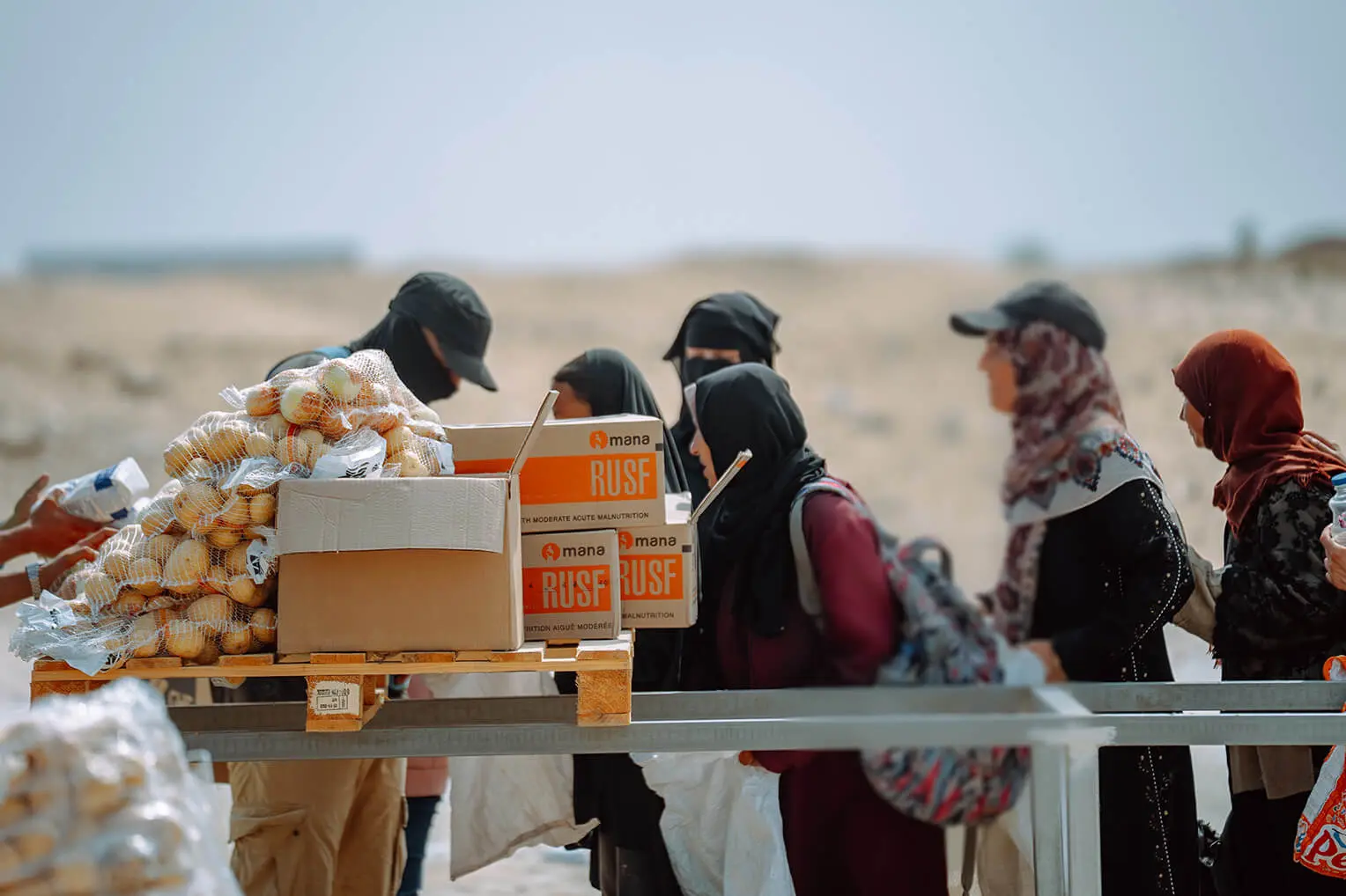 Emergency Food Airlifted and Distributed to Families in Gaza