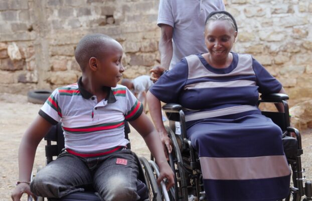 New Wheelchairs Bring Dignity and Joy to a Mom and her Son in Kenya