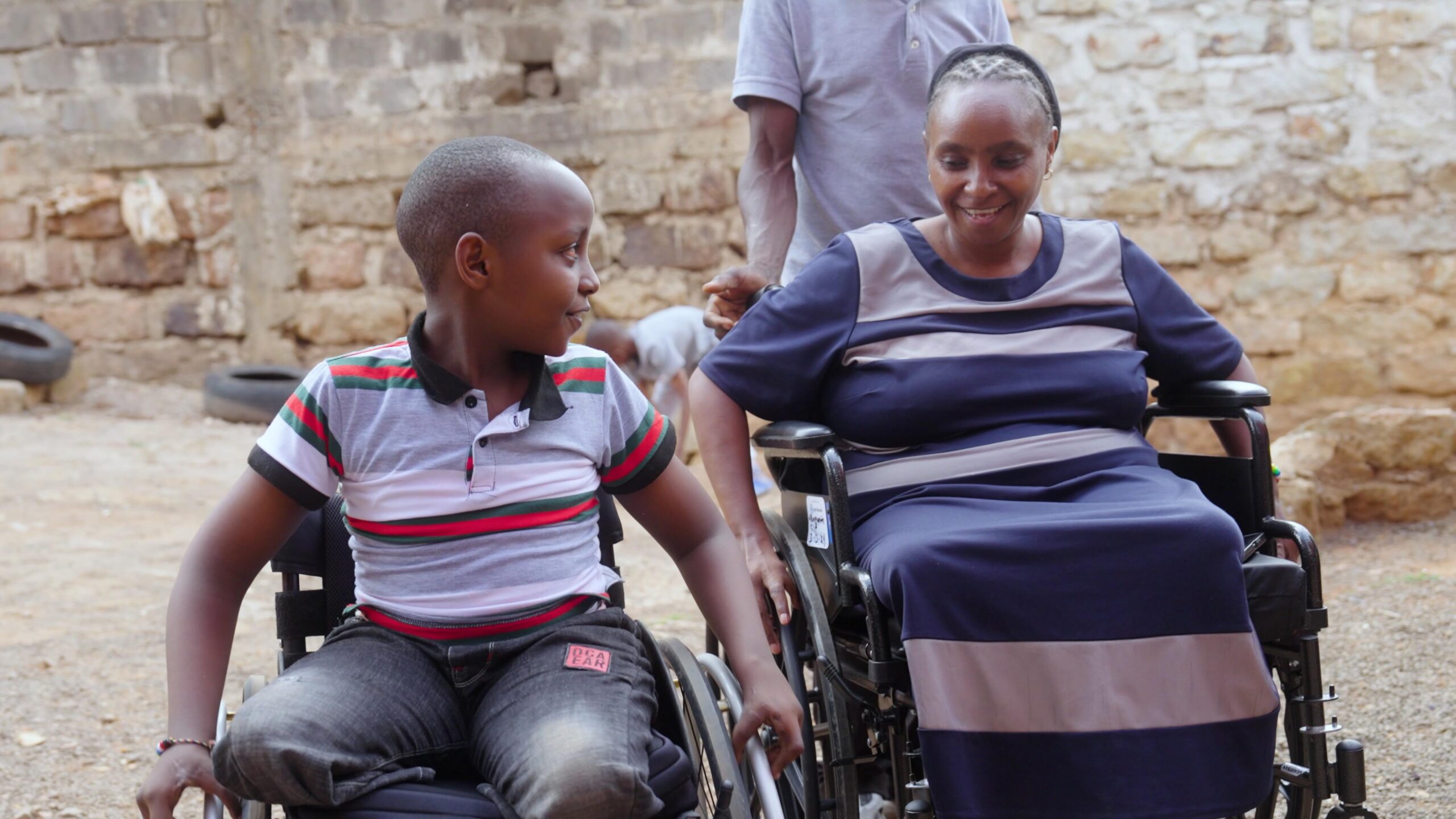 New Wheelchairs Bring Dignity and Joy to a Mom and her Son in Kenya