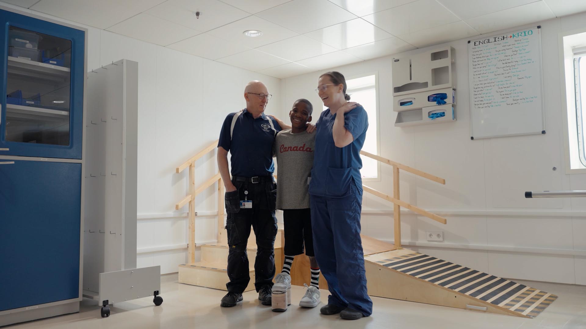Hospital Ship’s Carpenter Impacts Patients